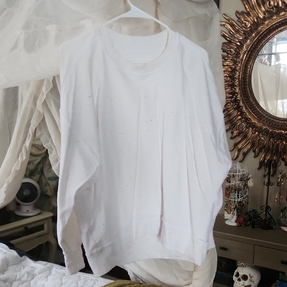 lululemon athletica White Speckled Top